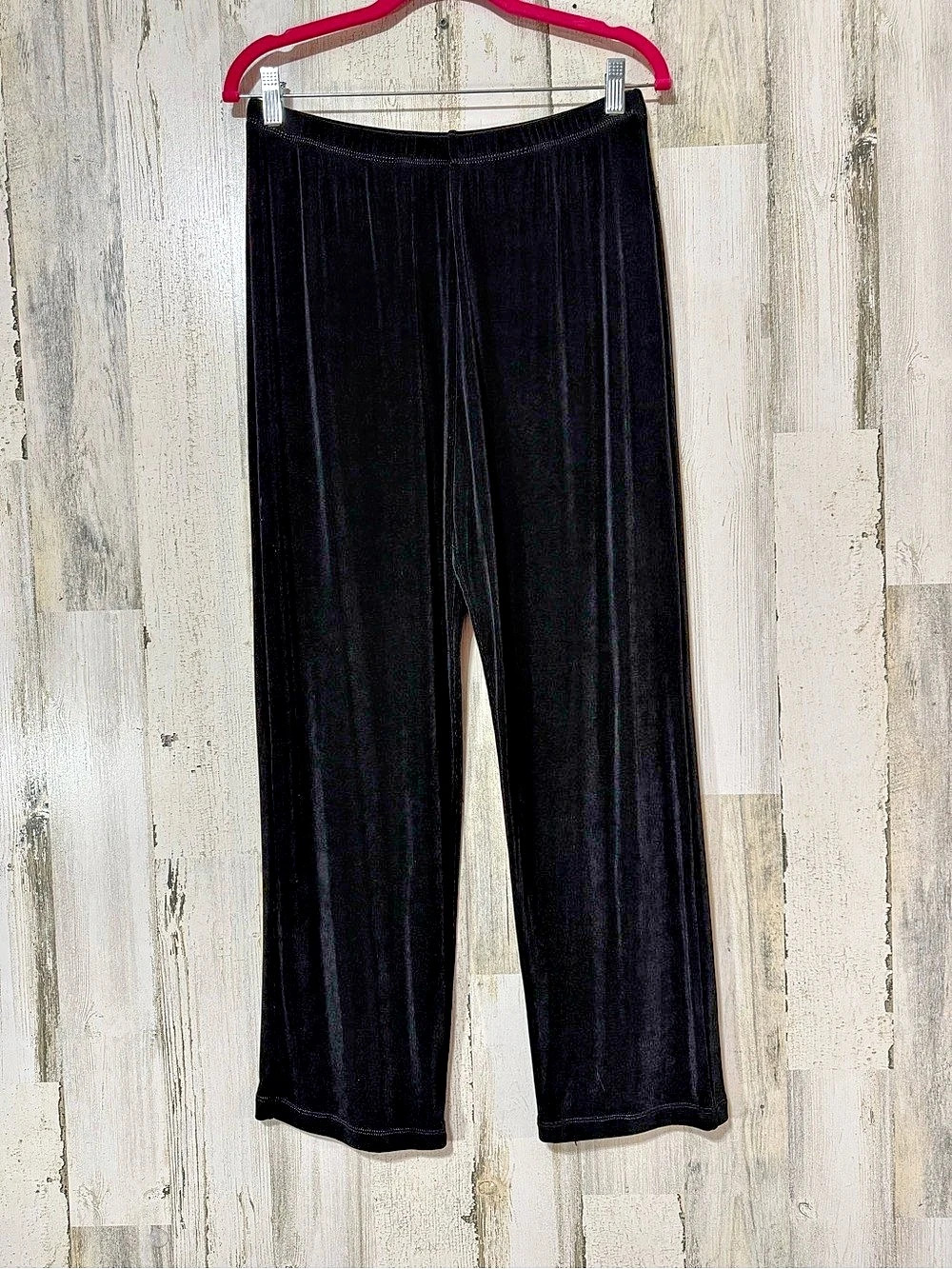 units Vintage Straight Leg Pants in Black Large Sheer Like